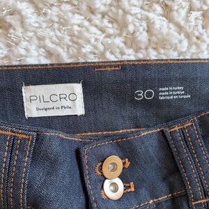 Anthropologie Pilcro Indigo Jeans with Stitching EUC Size 30